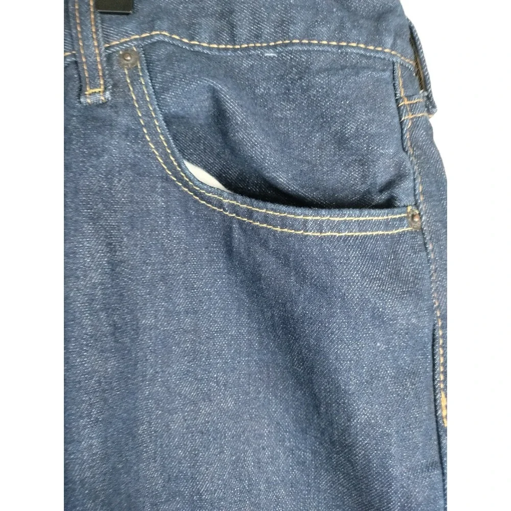 Levi's 501 Jeans Men 42x32 (Measures 40x31) Dark Wash Button Fly Straight Leg